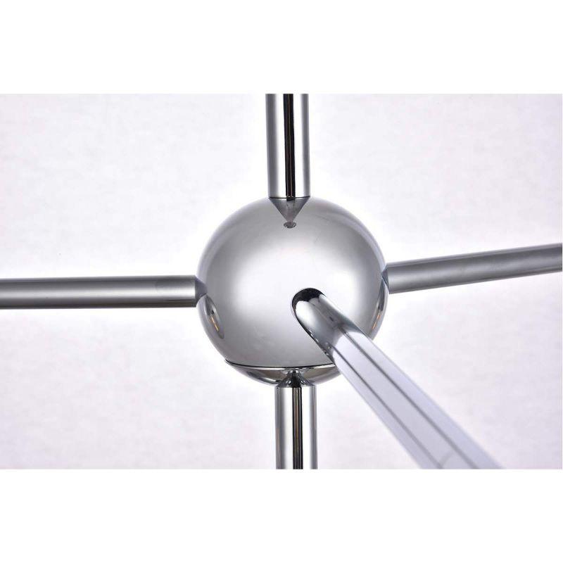 Yearby 6 - Light Dimmable Tiered Chandelier
