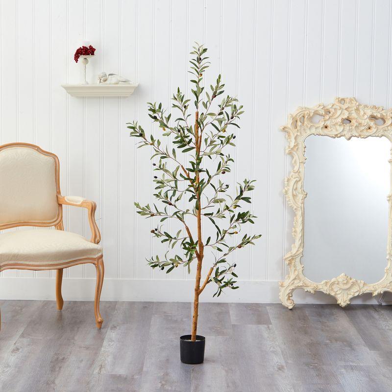 Nearly Natural 4.5-ft Olive Artificial Tree