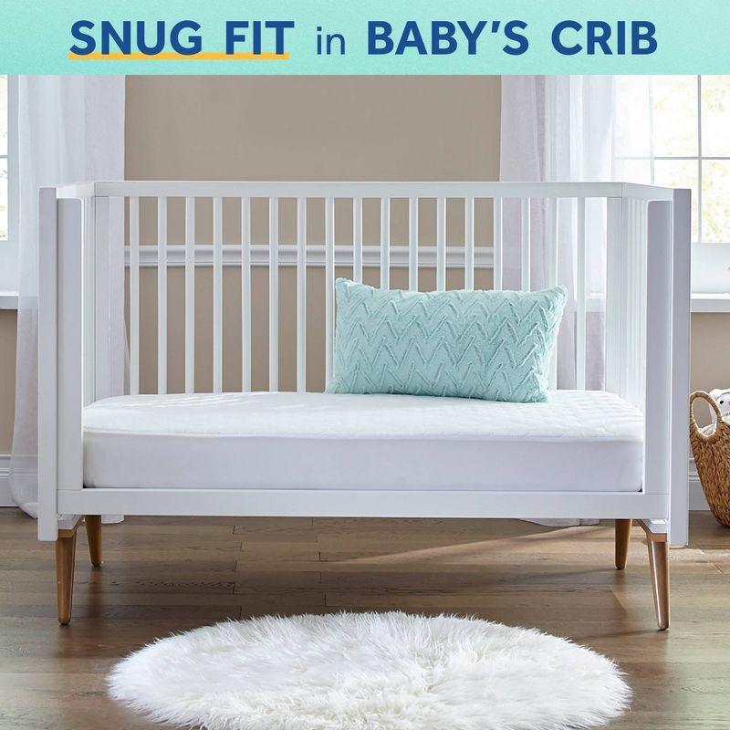 Sealy Posture Perfect 2-Stage Hybrid Waterproof Baby Crib and Toddler Bed Mattress