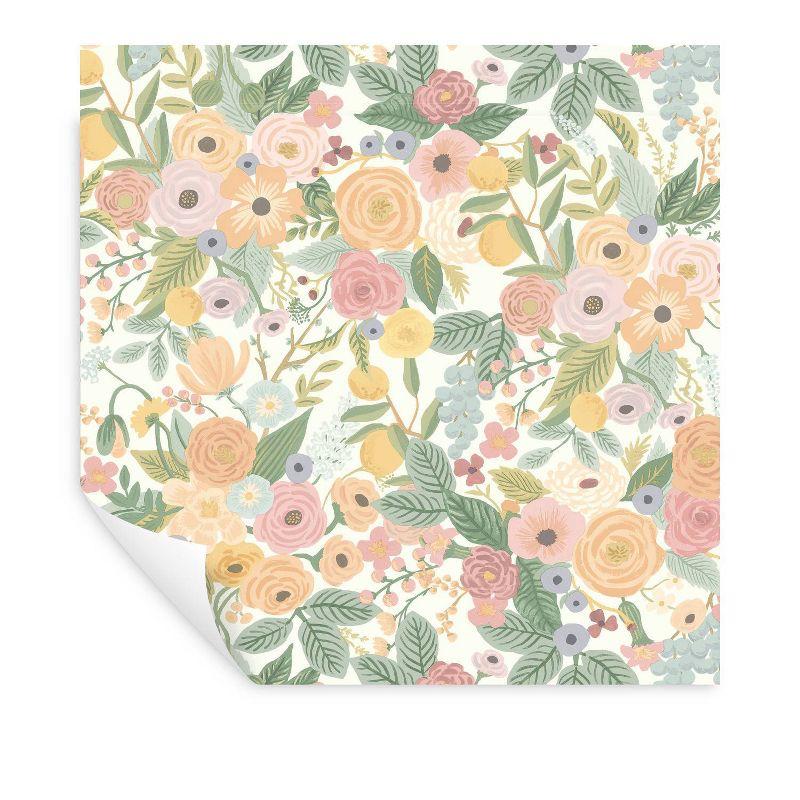 Rifle Paper Co. Garden Party 20' L x 27" W Peel and Stick Wallpaper Roll