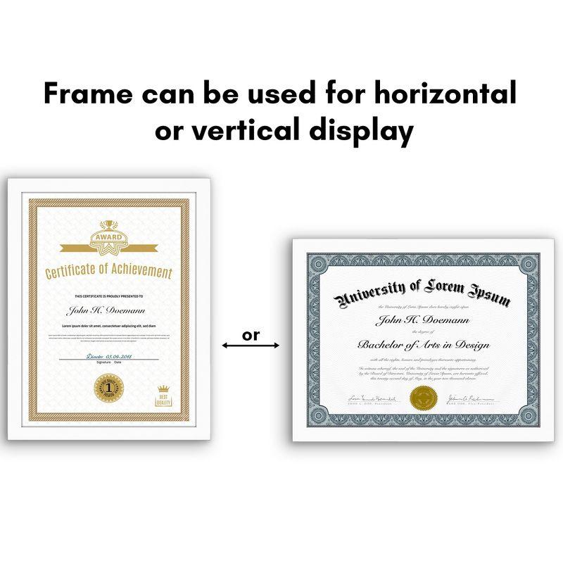 Americanflat Picture Frame 5 Pack of Picture Frames - Plexiglass Cover
