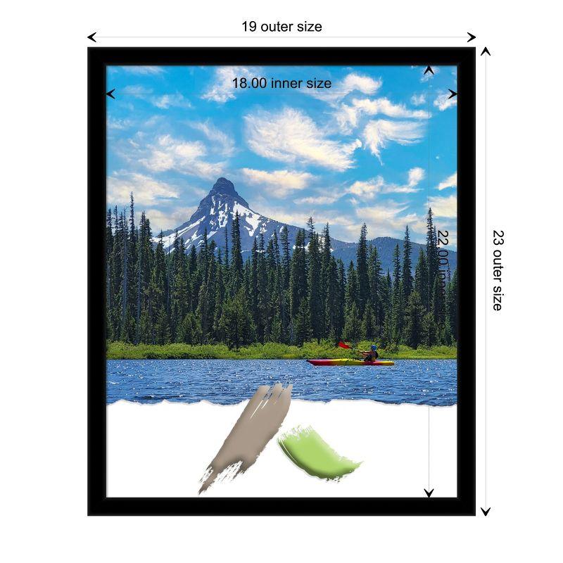 Amanti Art Jet Black Picture Frame