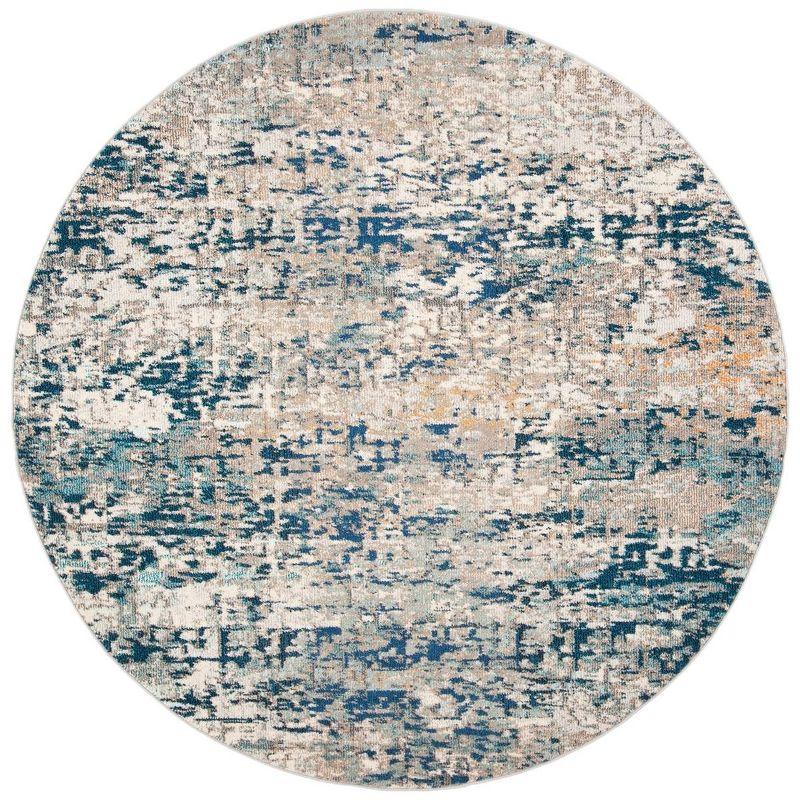 Madison Abstract Gray Area Rug