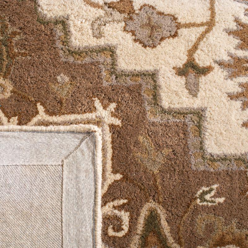 Royalty ROY700 Hand Tufted Indoor Accent Rug - 4'x6' - Beige/Sage - Safavieh