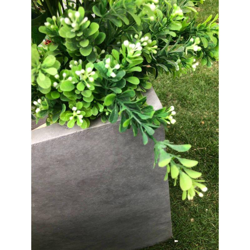 Rosemead Home & Garden, Inc.12" x 23" Rectangular Kante Lightweight Modern Outdoor Planter Natural Concrete