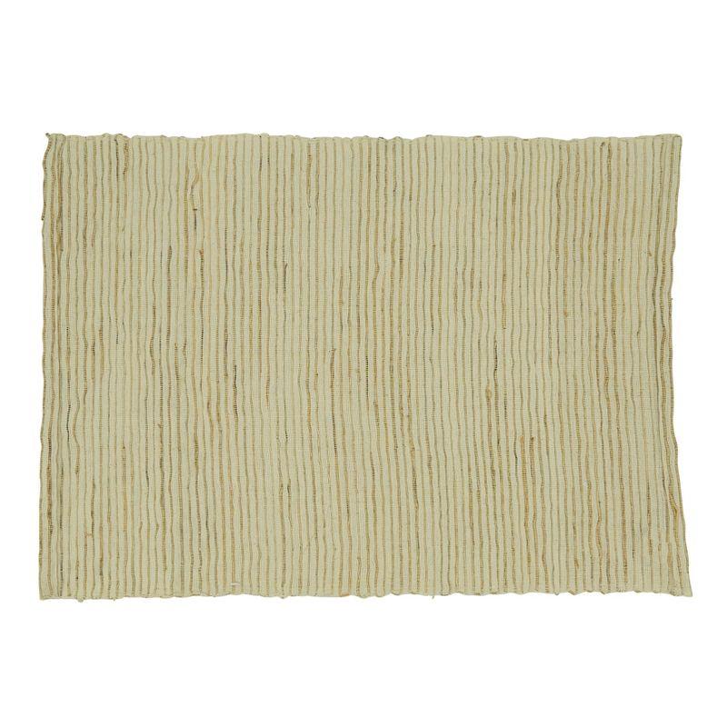 Saro Jayapura Collection 95% Water Hyacinth - 5% Polyester No Pattern Rectangle Placemat (Set of 4)