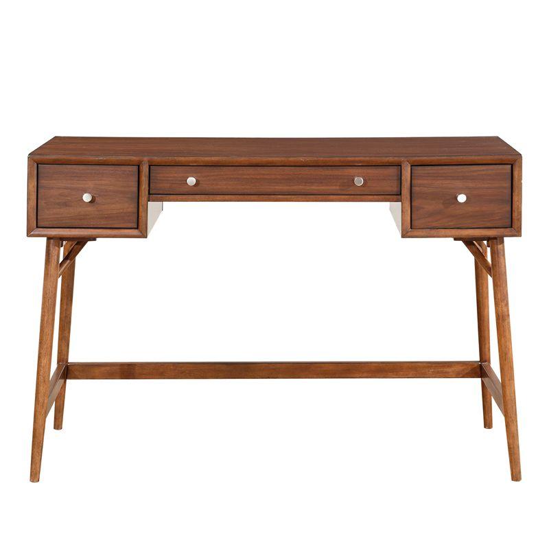 Frolic Wood Counter Height Writing Desk in Brown - Lexicon