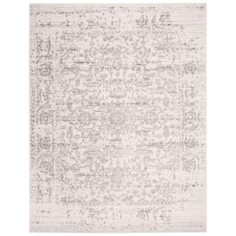 Madison MAD603 Power Loomed Indoor Area Rug - Silver/Ivory - 6'7"x9'2" - Safavieh