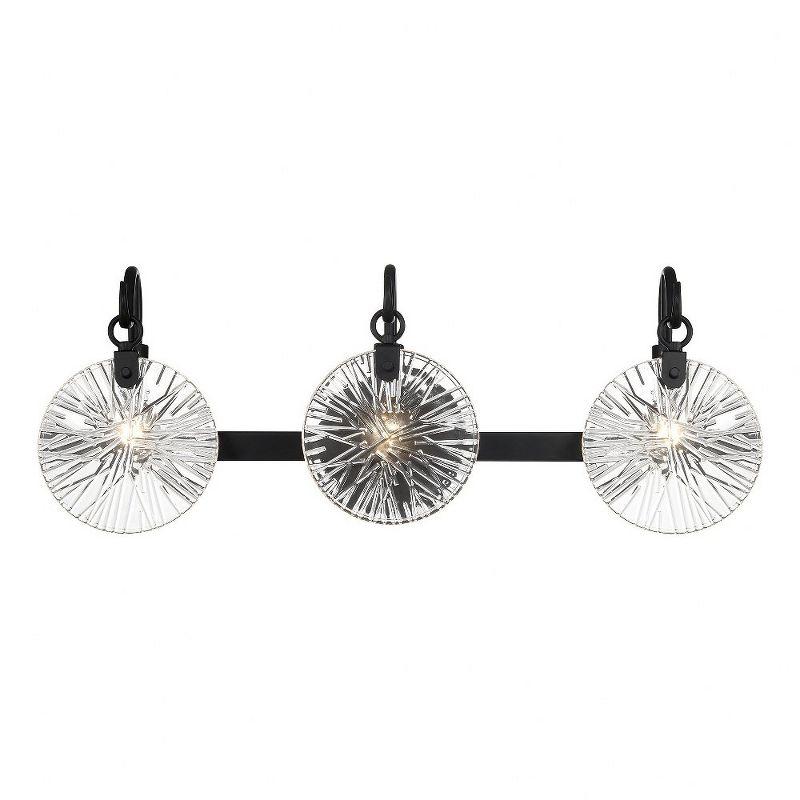 Savoy House Addison 3 - Light Vanity in  Matte Black