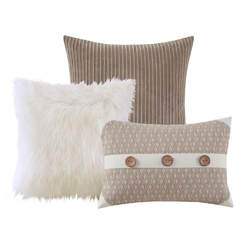 Madison Park Signature Madison Park Signature Grace Geometric Oversized Jacquard Comforter Set