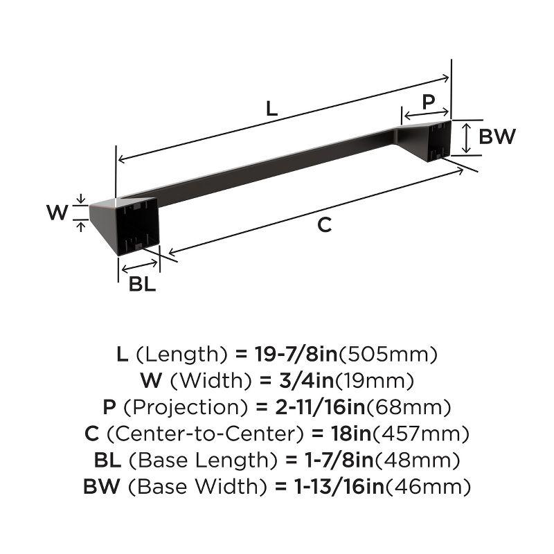 Amerock Blackrock Oil-Rubbed Bronze 18 inch (457mm) Towel Bar