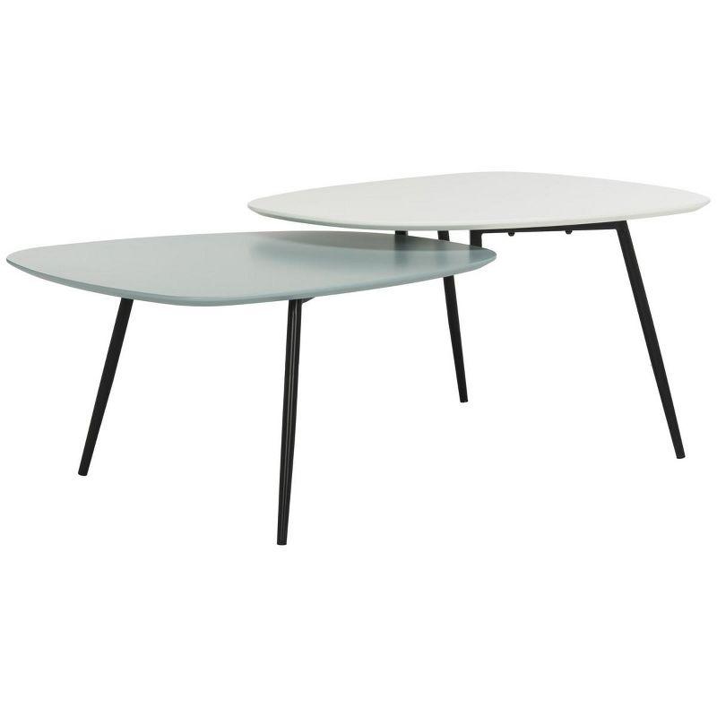 Jasmine Bi Level Coffee Table - White/Grey - Safavieh