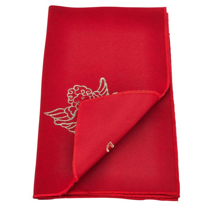 Saro Lifestyle Napkin With Embroidered Cupid Design (Set of 4)