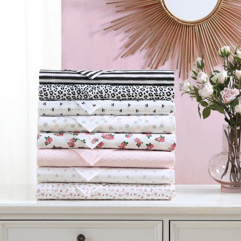 Betsey Johnson Betsey Johnson Printed Cotton Percale Cotton Sheet Sets
