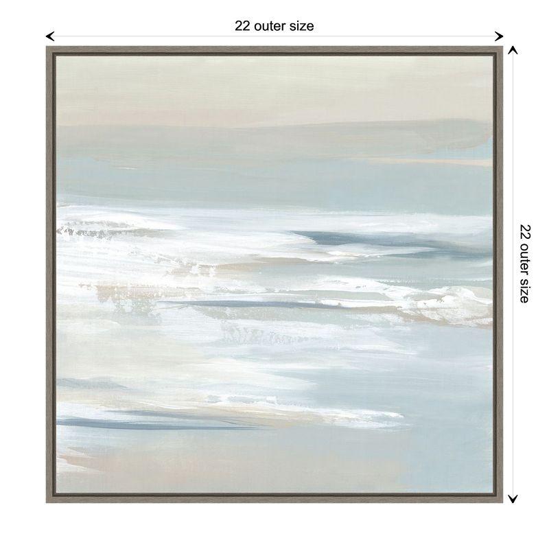 Amanti Art Shadows of the Sea I by Lera Canvas Wall Art Print Framed 22 x 22-in.