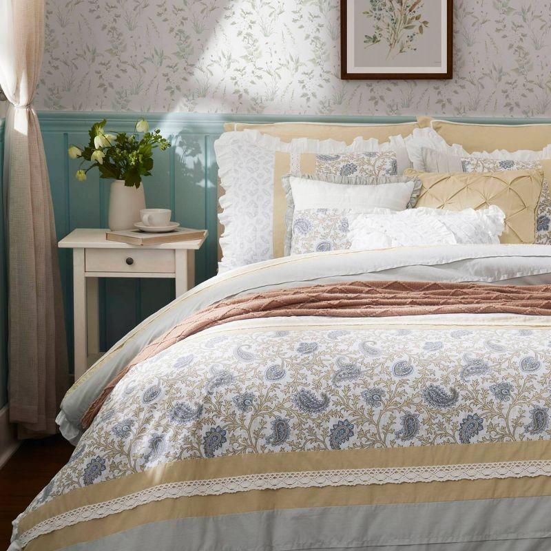 Madison Park Dawn 9 Piece Cotton Percale Comforter Set