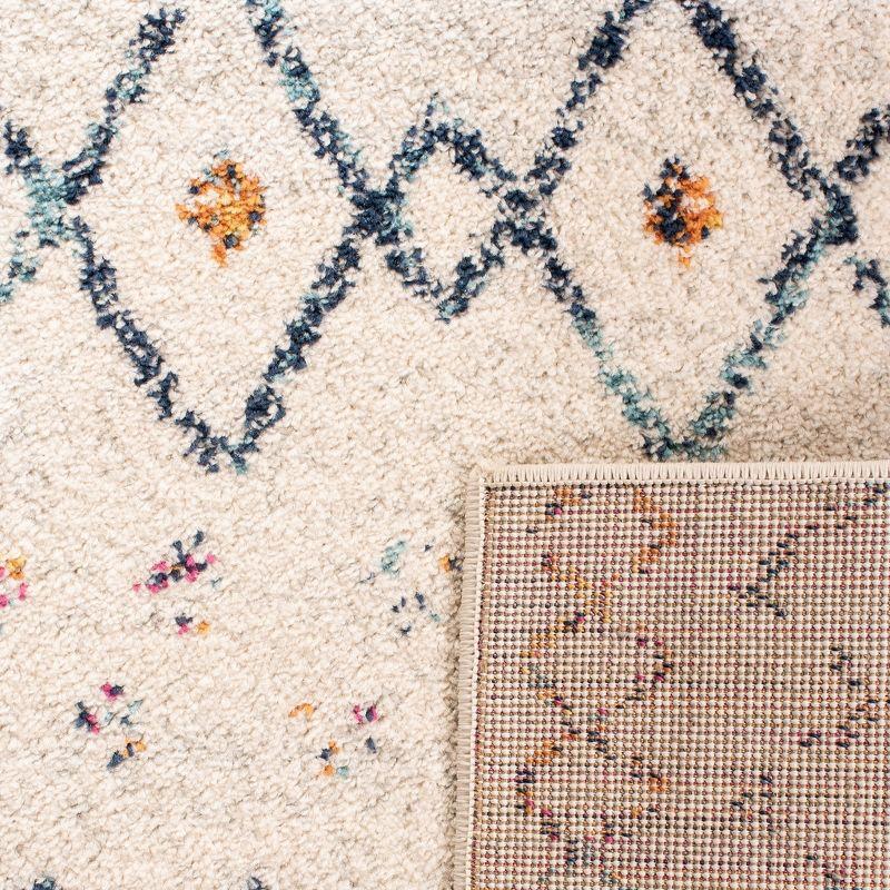 Madison 700 MAD798 Power Loomed Indoor Area Rug - Ivory/Dark Blue - 8'x10' - Safavieh