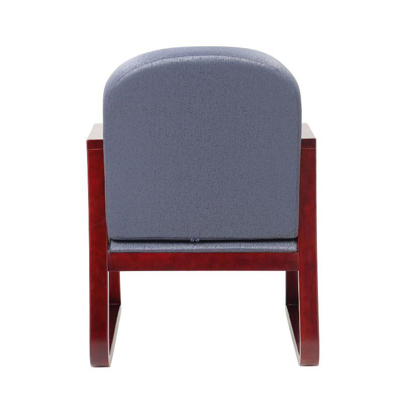 Mahogany Reception Chair - Boss Office Products