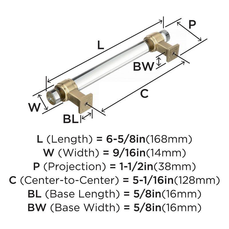 Glacio 5 1/16" Center to Center Bar Pull