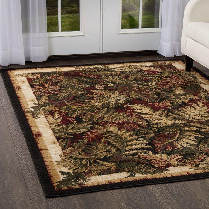 Home Dynamix Optimum Kawan Traditional Leaves Area Rug