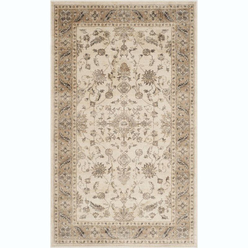 Vintage VTG168 Power Loomed Indoor Accent Rug - Stone/Caramel - 3'3"x5'7" - Safavieh.