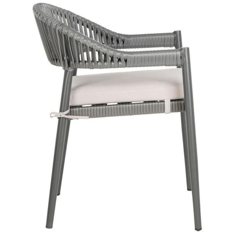 Greer  Rope Chair (Set Of 2) - Grey - Safavieh.