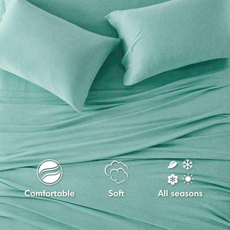 Intelligent Design Cotton Blend Jersey Knit All Season Sheet Set