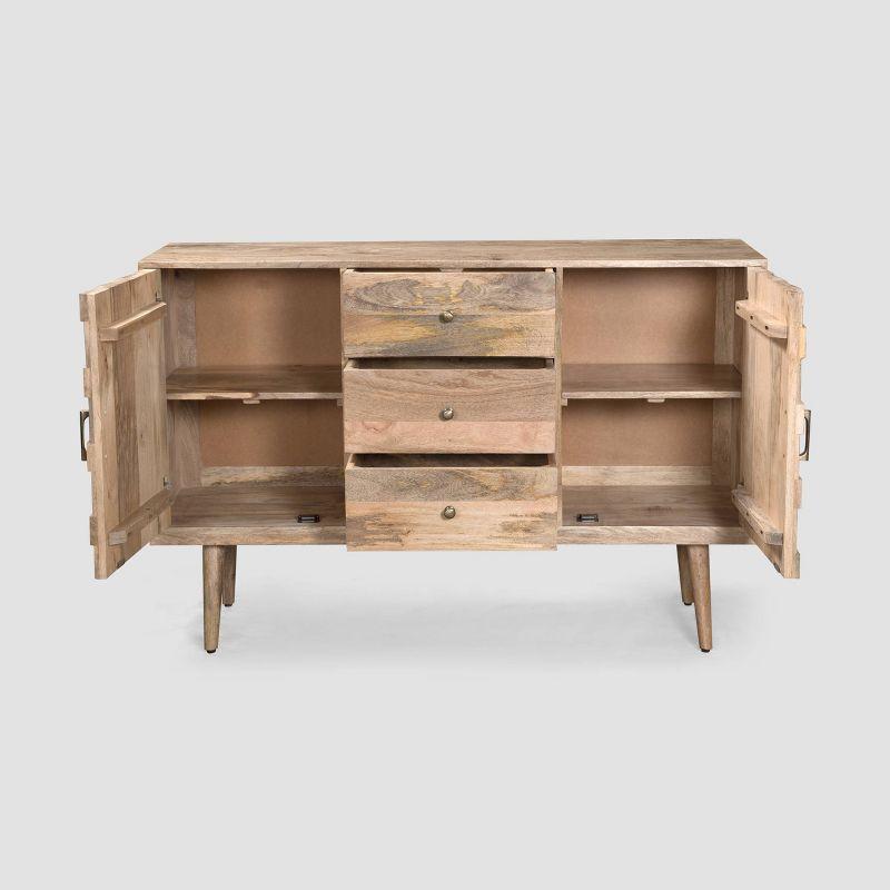 George Oliver 3 DRAWER SIDEBOARD WITH 2 DOOR (KD LEGS)