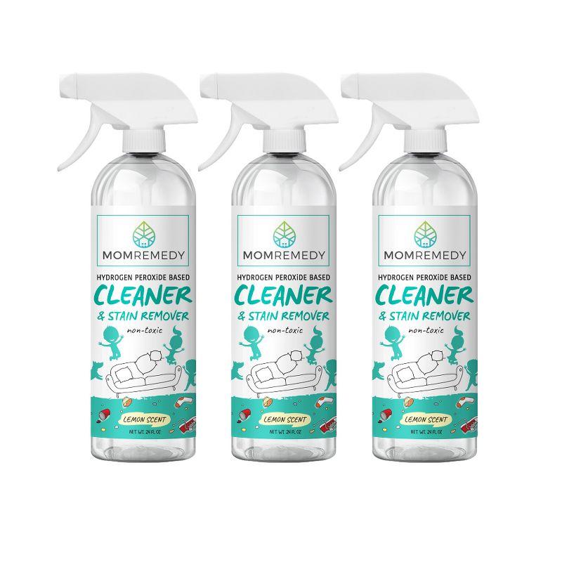 MomRemedy Hydrogen Peroxide Based Household Cleaner & Stain Remover - 24oz each/3-pack