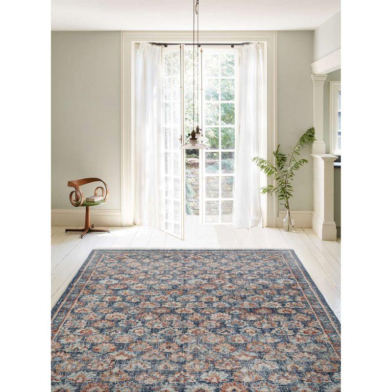 Birch Lane™ Hand Knotted Wool Floral Rug