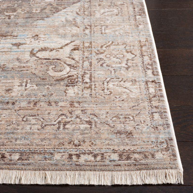 Ivory Elegance 8'x10' Synthetic Flat Woven Handmade Area Rug