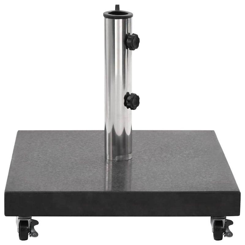 VidaXL Parasol Base Granite 66.1 lb Square Black