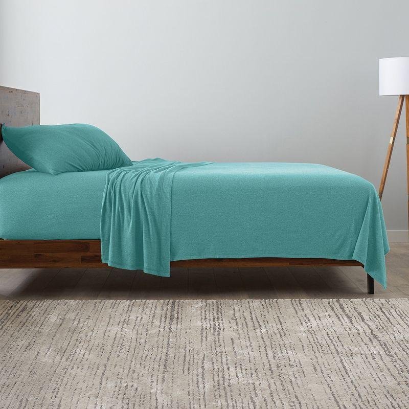 Ella Jayne Home Ella Jayne Soft Heather Jersey Knit 4-Piece Sheet Set