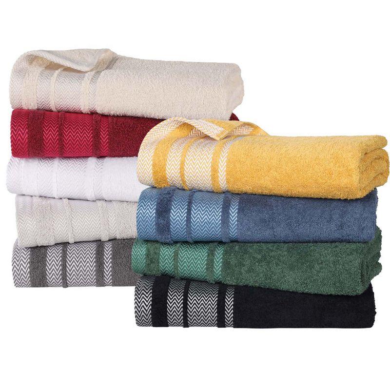 Cotton Medium Weight 12 Piece Bathroom Towel Set by Blue Nile Mills