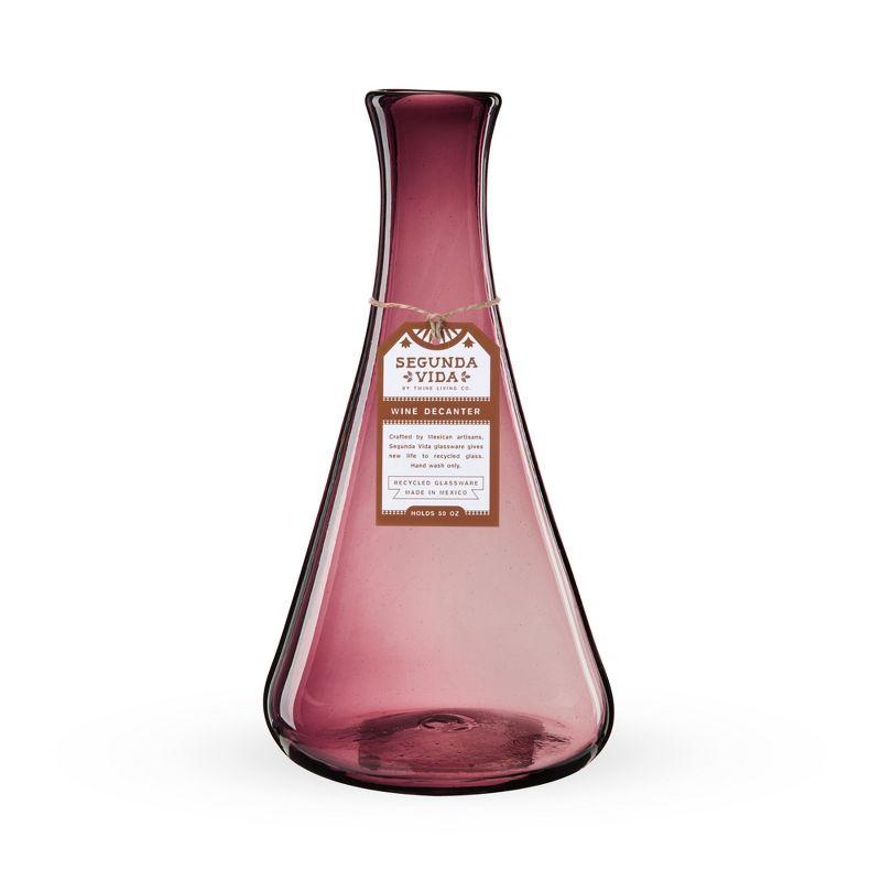 Twine Segunda Vida Recycled Decanter, Wine Carafe