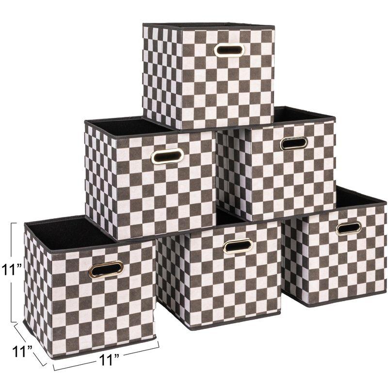 Household Essentials Wayfair Basics® Open Fabric Storage Bin Set (Set of 6)