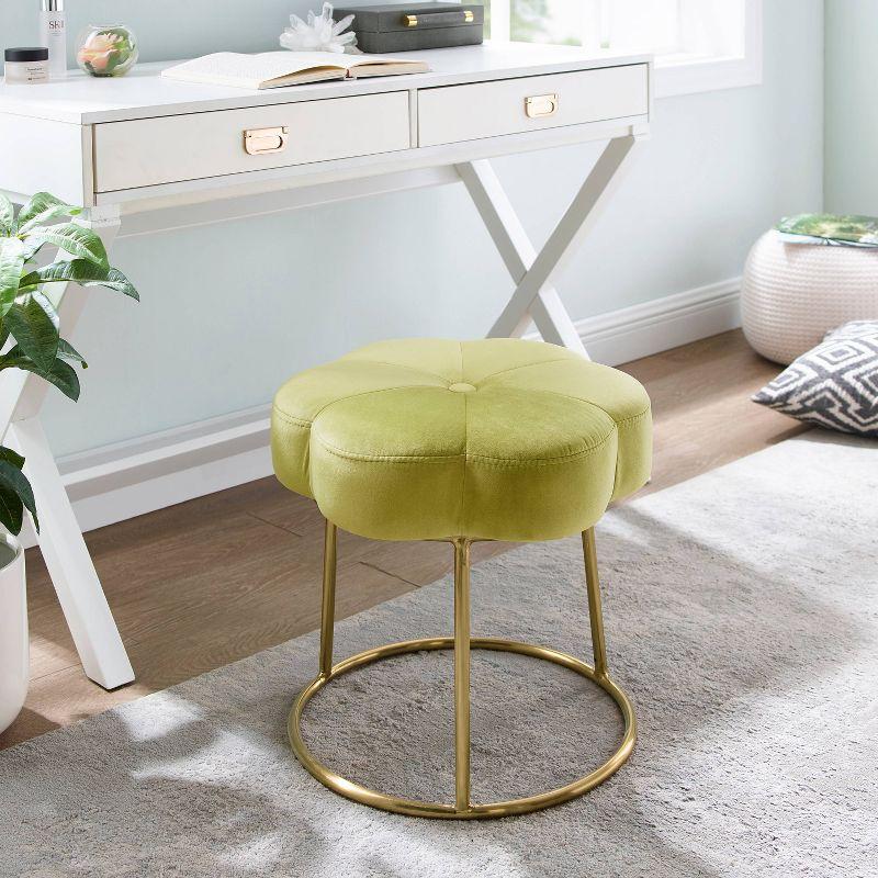 Ciara Flower Vanity Stool