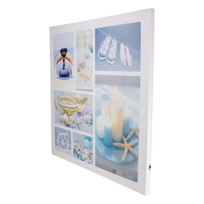 Northlight LED Lighted Beach Fun and Relaxation Canvas Wall Art 19.75"