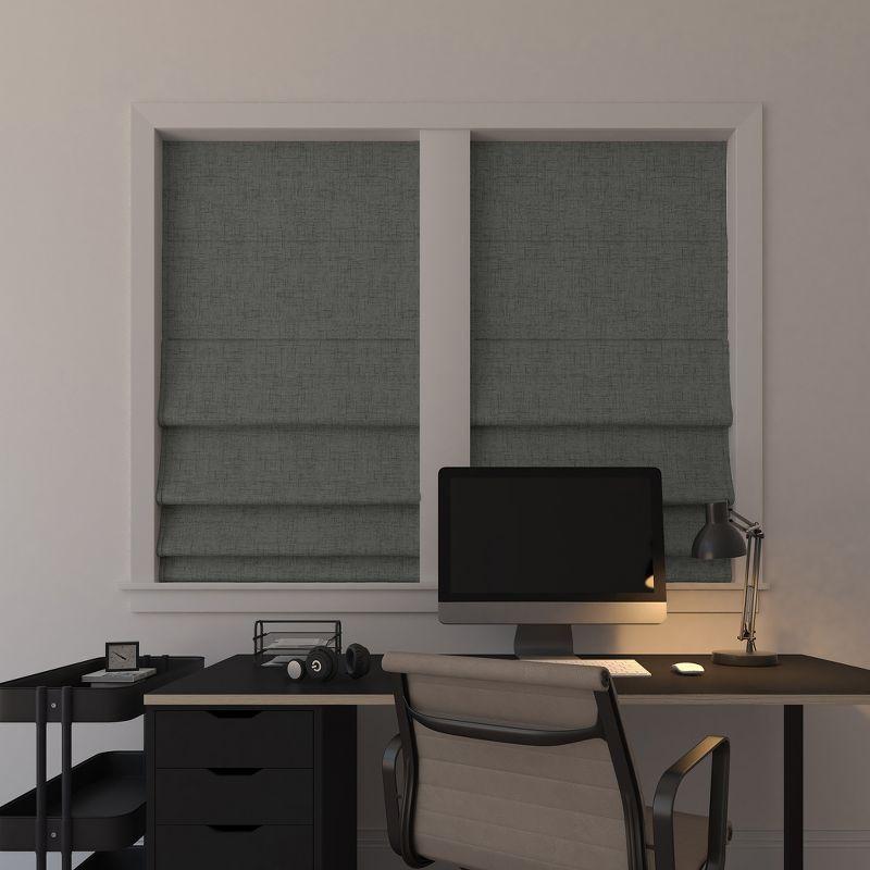 Sun Zero Thermal 100% Blackout Cordless Roman Shade