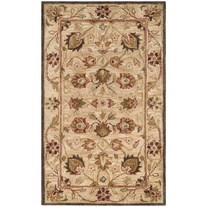 Antiquity AT812 Hand Tufted Indoor Accent Rug - Beige/Beige - 3'x5' - Safavieh