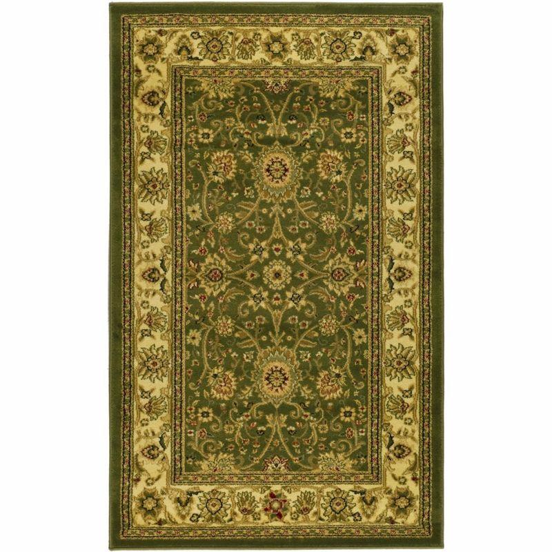 Lyndhurst LNH212 Power Loomed Area Rug - Sage/Ivory - 4'x6' - Safavieh