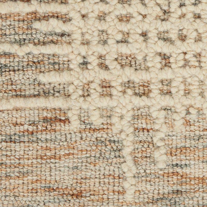Nourison Vail Rustic Texture Indoor Area Rug Beige/Multi 7'9" x 9'9"