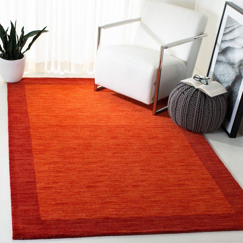 Himalaya HIM587 Hand Loomed Area Rug - Red - 5'x8' - Safavieh.