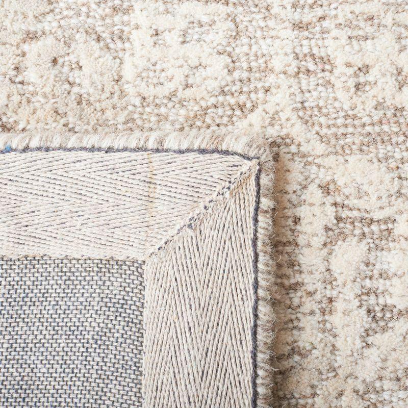 Metro MET905 Hand Tufted Area Rug - Natural/Ivory - 8'x10' - Safavieh.