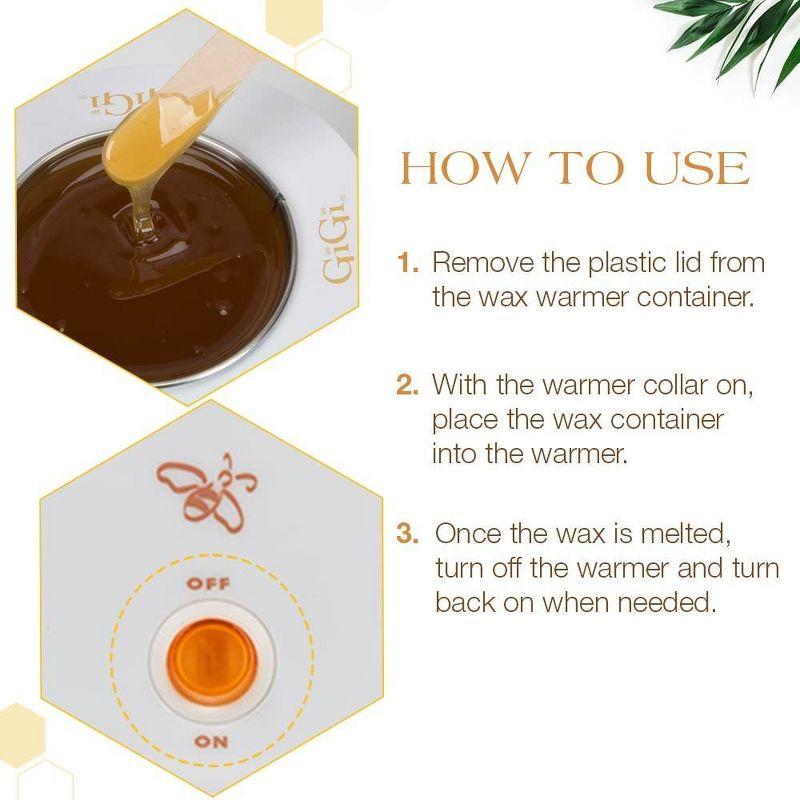 GiGi SPACE SAVER Hair Removal Wax Warmer for 8, 14, and 18-oz Cans (Super Compact)