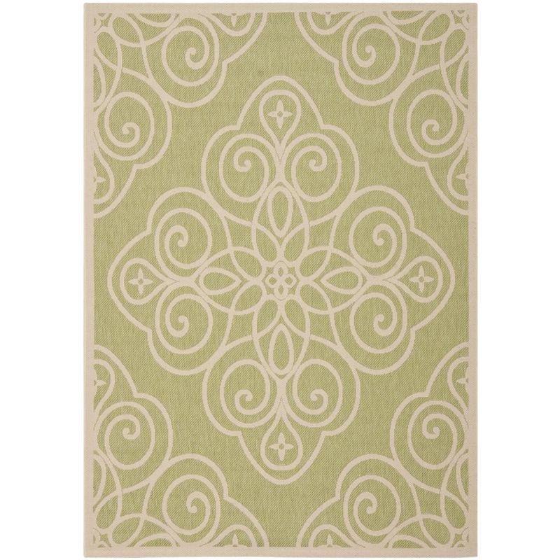 Martha Stewart Rosamond - MSR4244 - Indoor Power Loomed Area Rugs - Lily Pad - 5'3"x7'7"