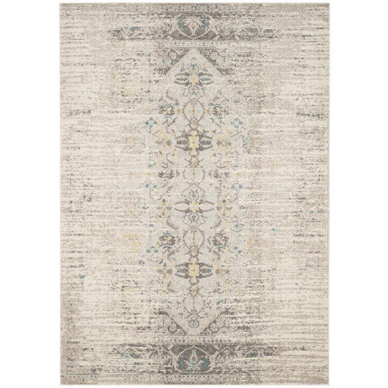 Monaco MNC209 Power Loomed Indoor Area Rug - Grey/Multi - 6'7"x9'2" - Safavieh.