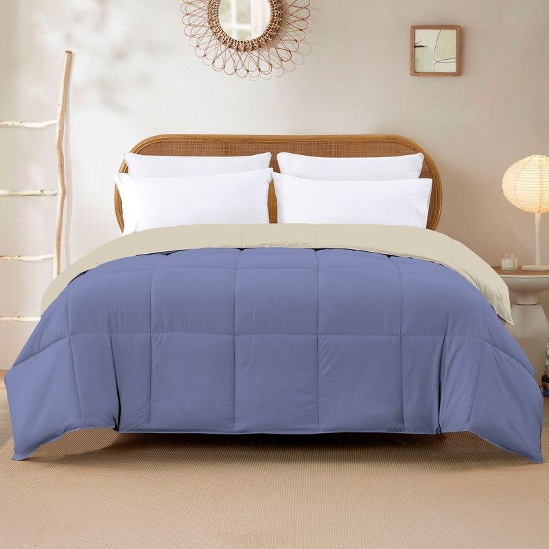 Modern Threads Modern Threads Comforter Duvet Insert, Reversible Quilted Down Alternative Comforter with Corner Tabs, All Season Bedding