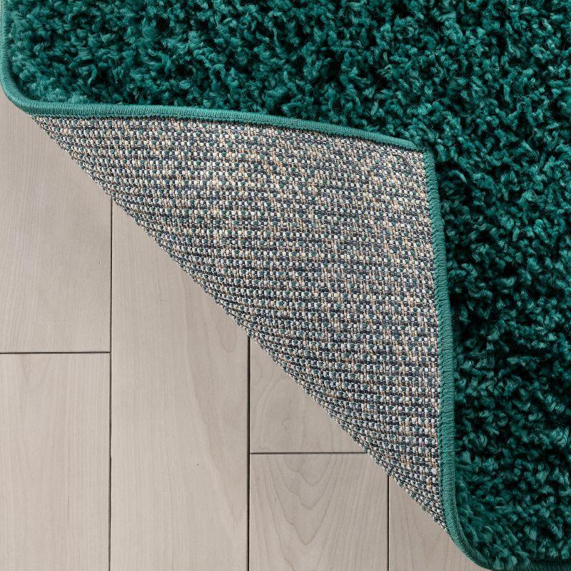Well Woven Elle Basics Emerson Textured 7'10" x 9'10" Green Area Rug