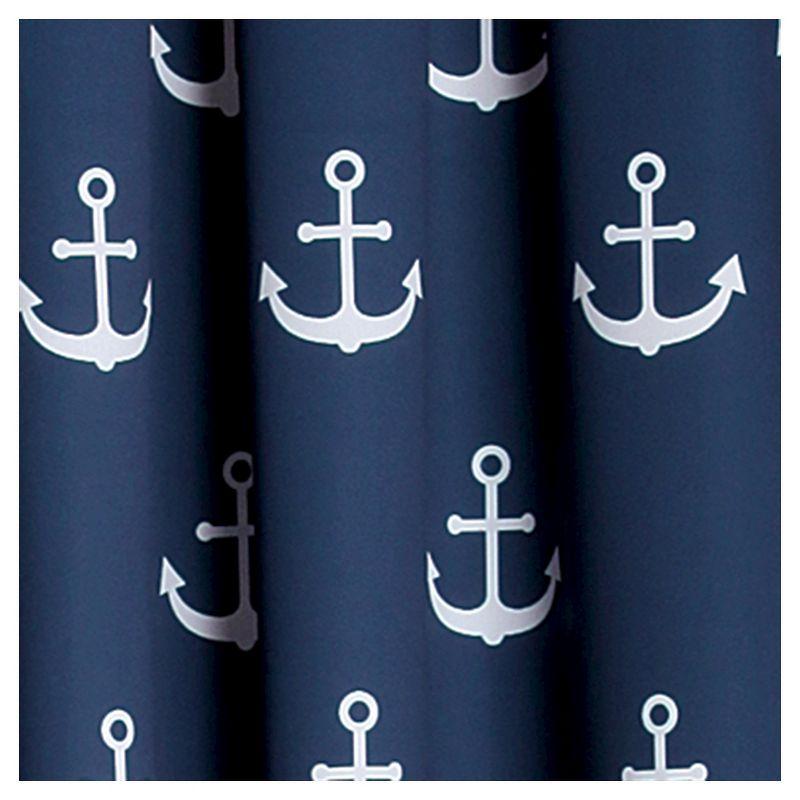 Lush Decor Anchor Polyester Room Darkening Curtain Pair (Set of 2)